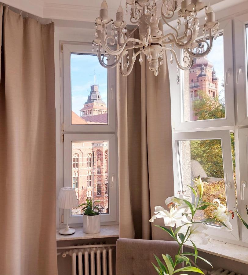 Apartament W Kamienicy W Sercu Miasta Szczecin Waly Chrobrego Екстер'єр фото